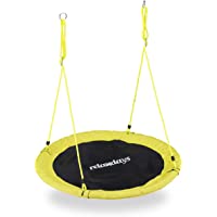 Los mejores  - Relaxdays Columpio Jardín Nido de Altura Ajustable para Niños y Adultos